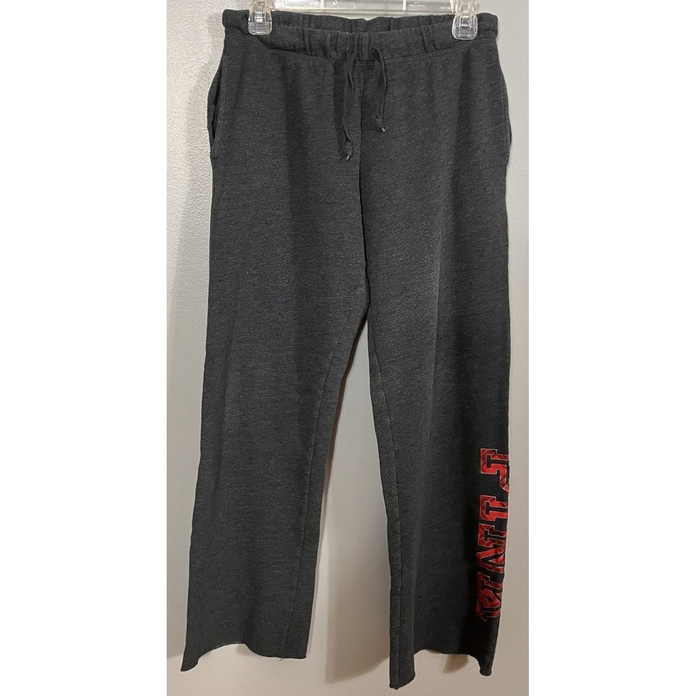 Victoria Secret‎ Pink Fleece Jogger Dark Gray with Paid Foil Classic Logo Size S